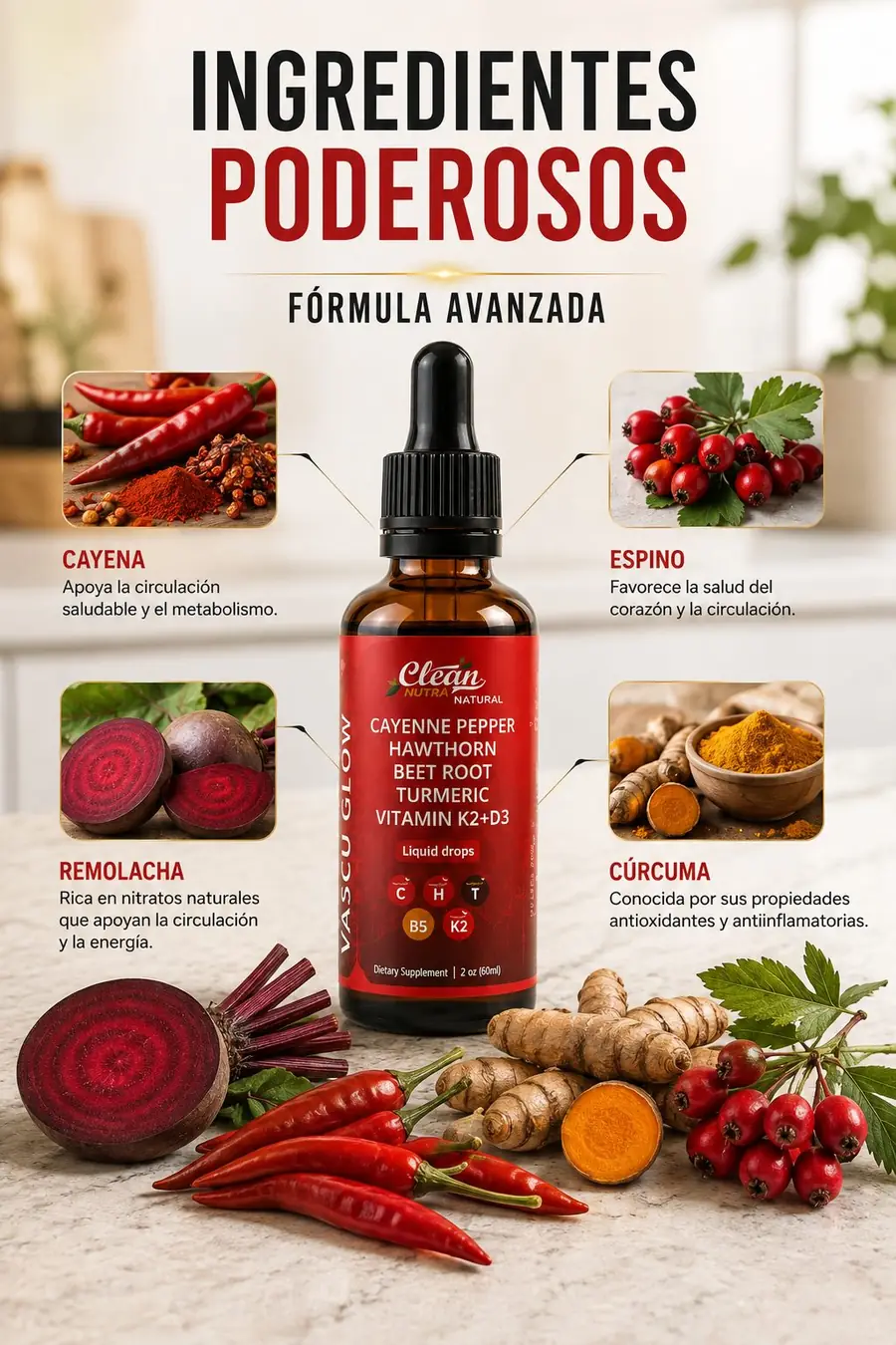 Ingredientes de VascuGlow